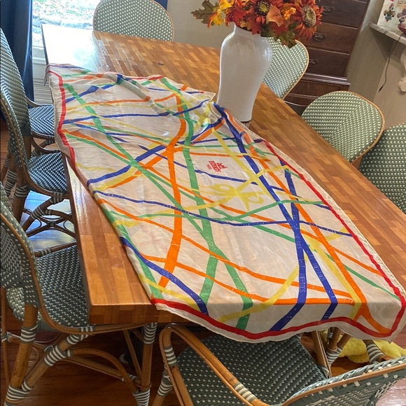 Multicolor Silk Scarf - Picture 5 of 6